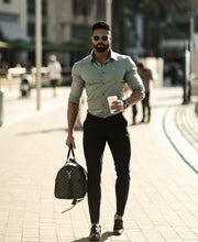 Load image into Gallery viewer, Father Sons Super Slim Luxe Ultra Stretch Slate Grey - FS539