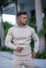 Load image into Gallery viewer, Father Sons Beige &amp; Gold Overhead Hoodie Top with Zipped Pockets - FSH483
