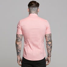 Load image into Gallery viewer, Father Sons Super Slim Ultra Stretch Pink Short Sleeve - FS519
